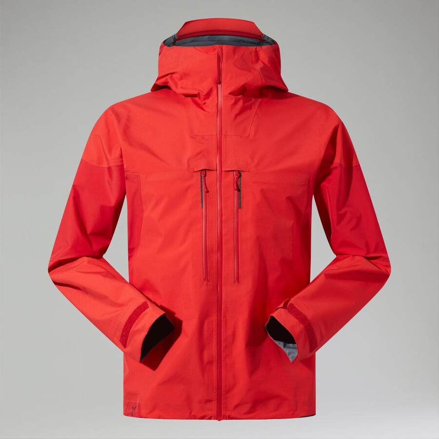 mens mtn guide alpine pro gore-tex jacket - red berghaus