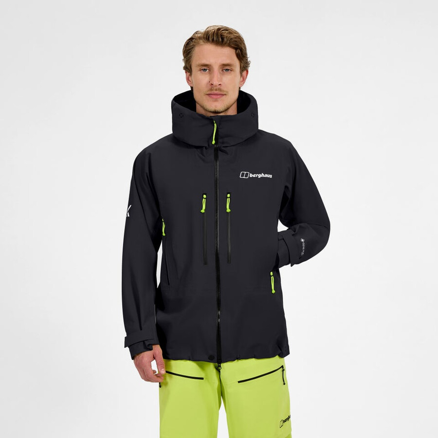 mens extrem vanguard gore-tex jacket - black berghaus