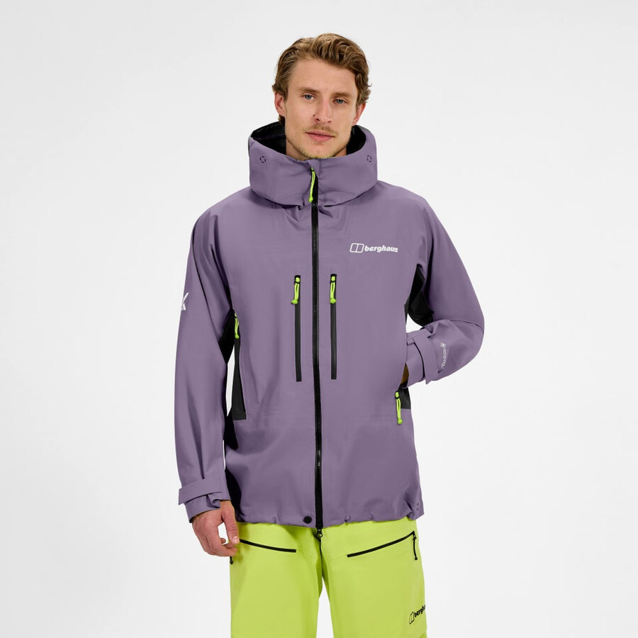 mens extrem vanguard gore-tex jacket - purple berghaus