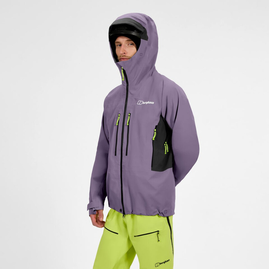 mens extrem vanguard gore-tex jacket - purple berghaus