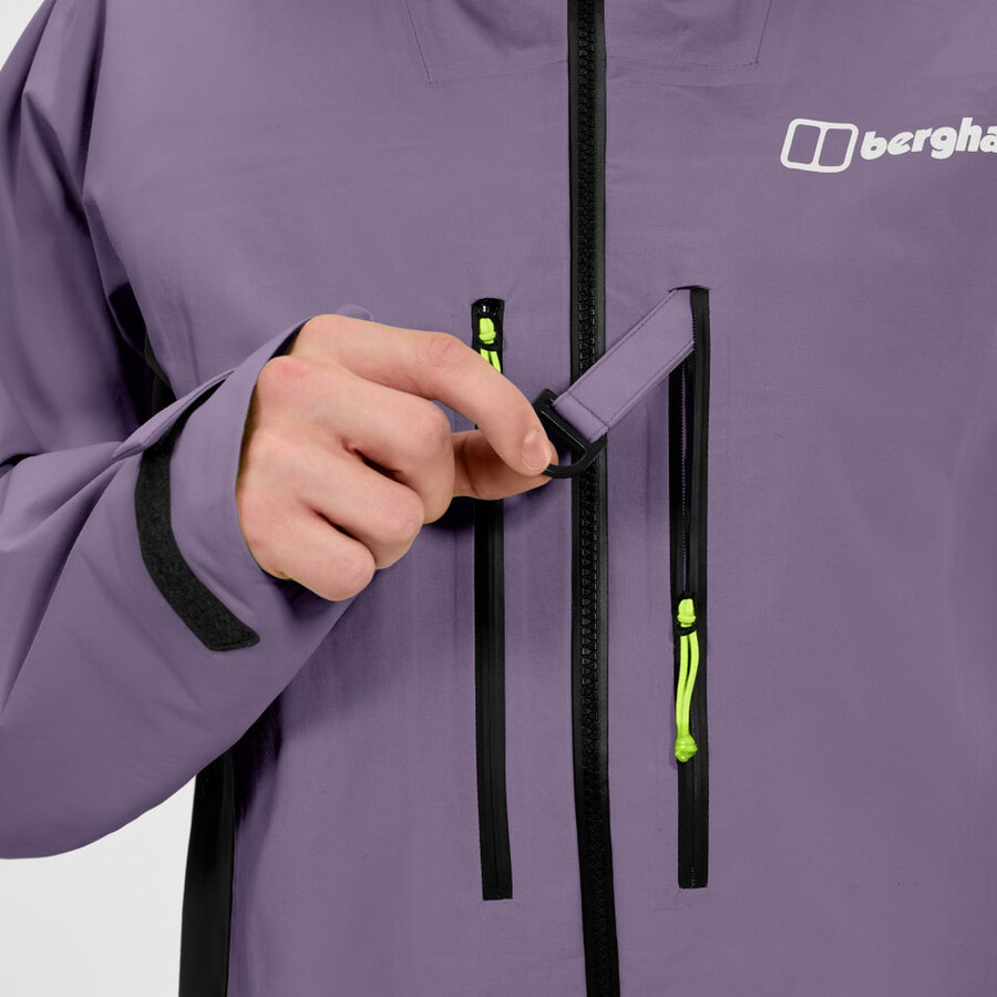 mens extrem vanguard gore-tex jacket - purple berghaus