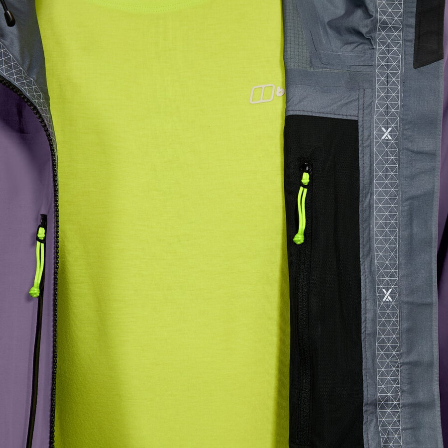mens extrem vanguard gore-tex jacket - purple berghaus