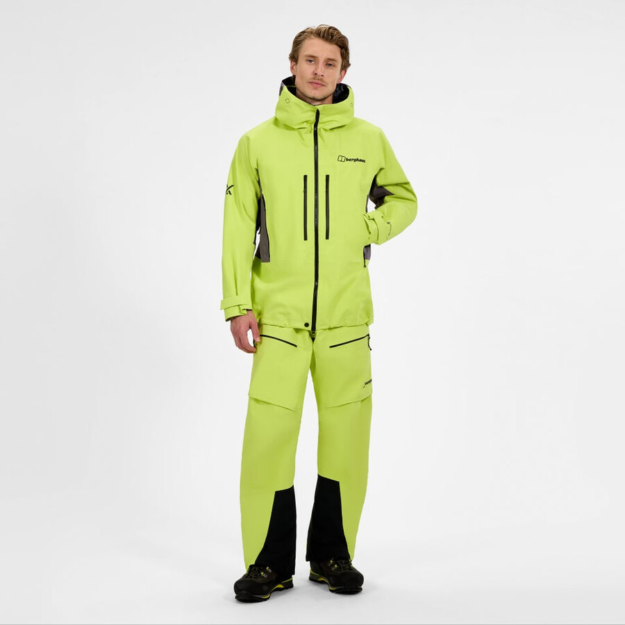 mens extrem vanguard gore-tex jacket - yellowpurple berghaus
