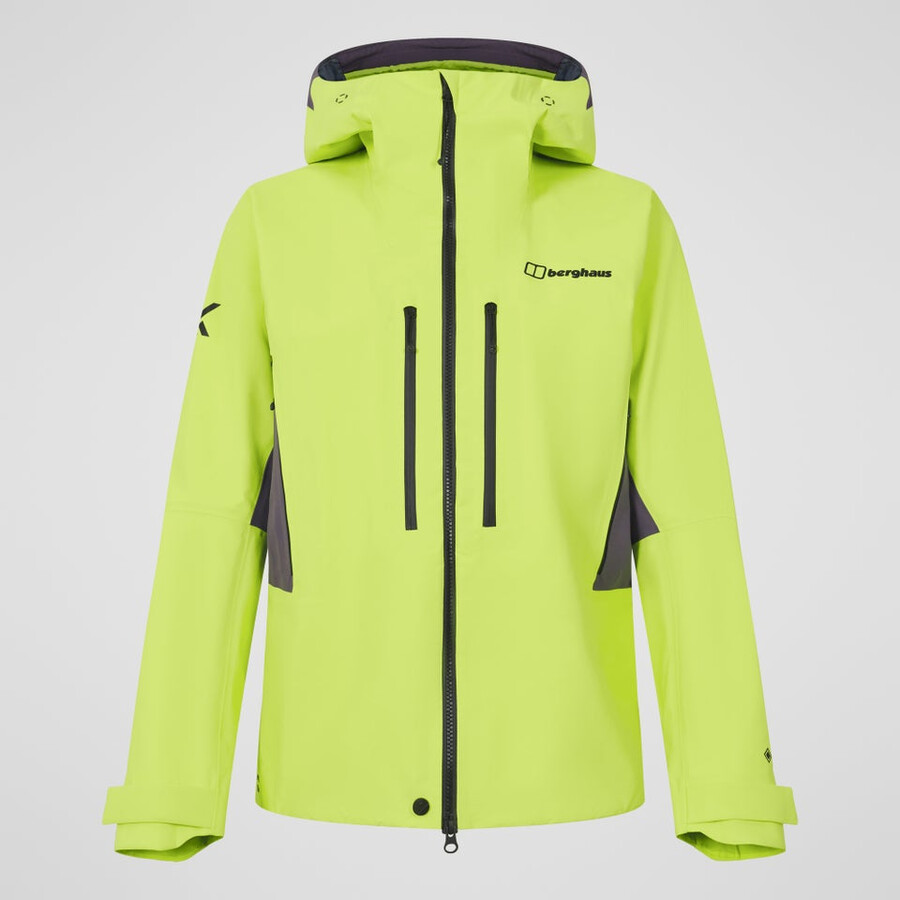 mens extrem vanguard gore-tex jacket - yellowpurple berghaus