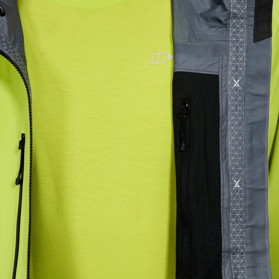 mens extrem vanguard gore-tex jacket - yellowpurple berghaus