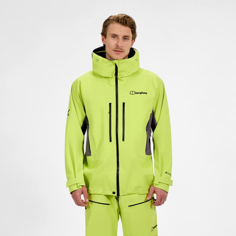 mens extrem vanguard gore-tex jacket - yellowpurple berghaus