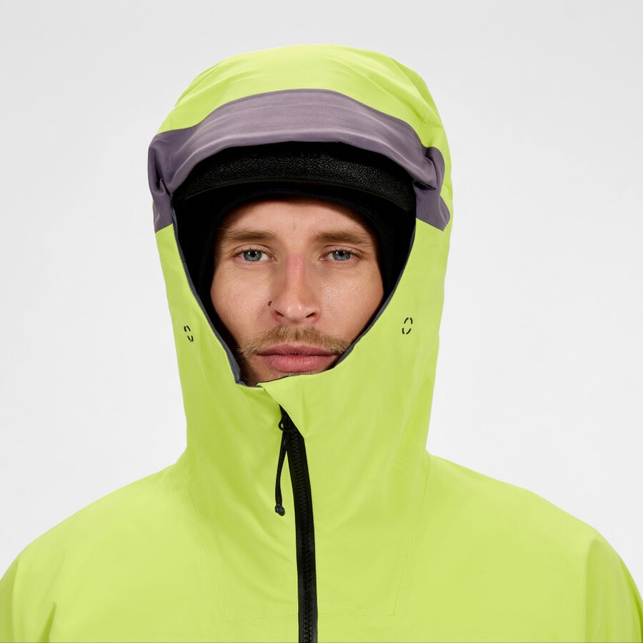 mens extrem vanguard gore-tex jacket - yellowpurple berghaus