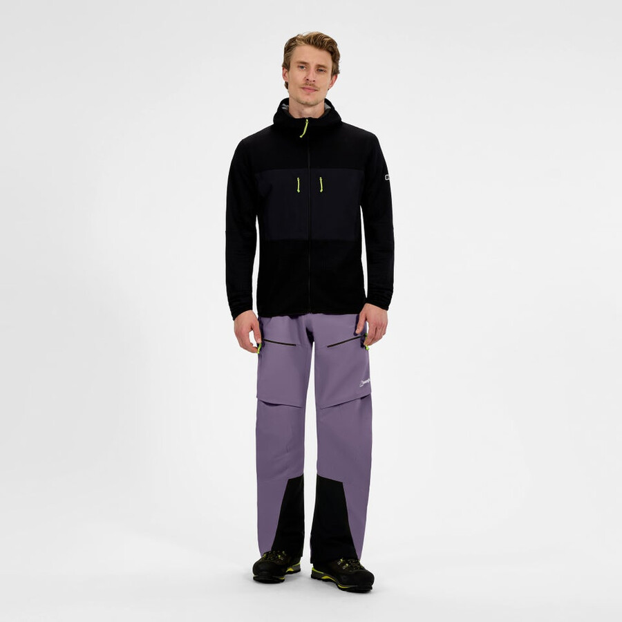 mens extrem vanguard gore-tex pant - purple berghaus
