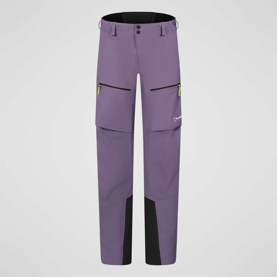 mens extrem vanguard gore-tex pant - purple berghaus