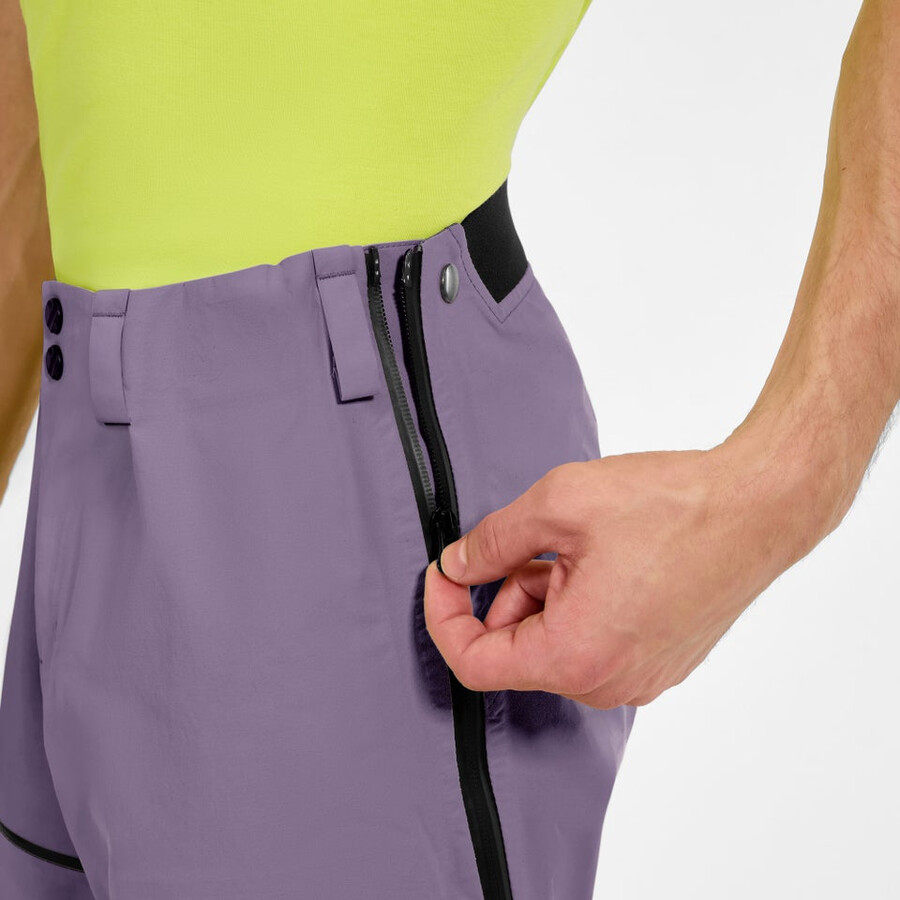 mens extrem vanguard gore-tex pant - purple berghaus