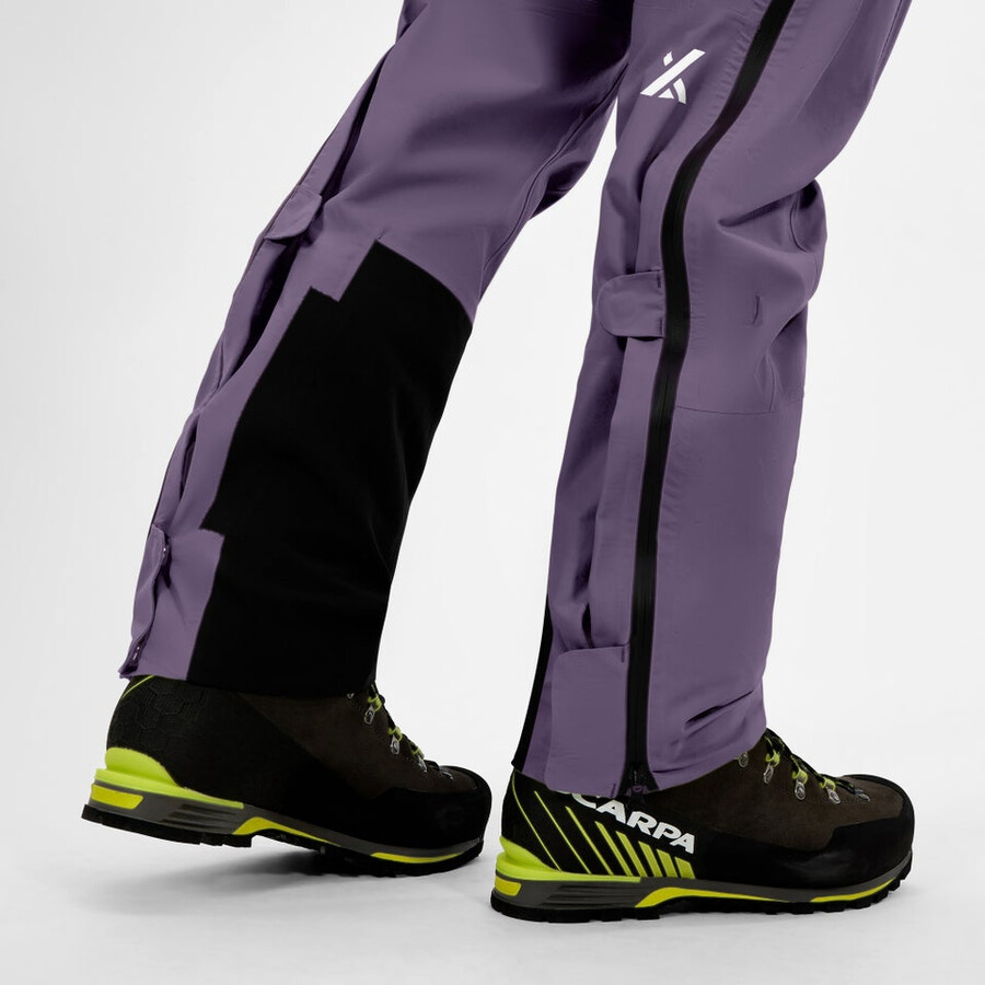 mens extrem vanguard gore-tex pant - purple berghaus