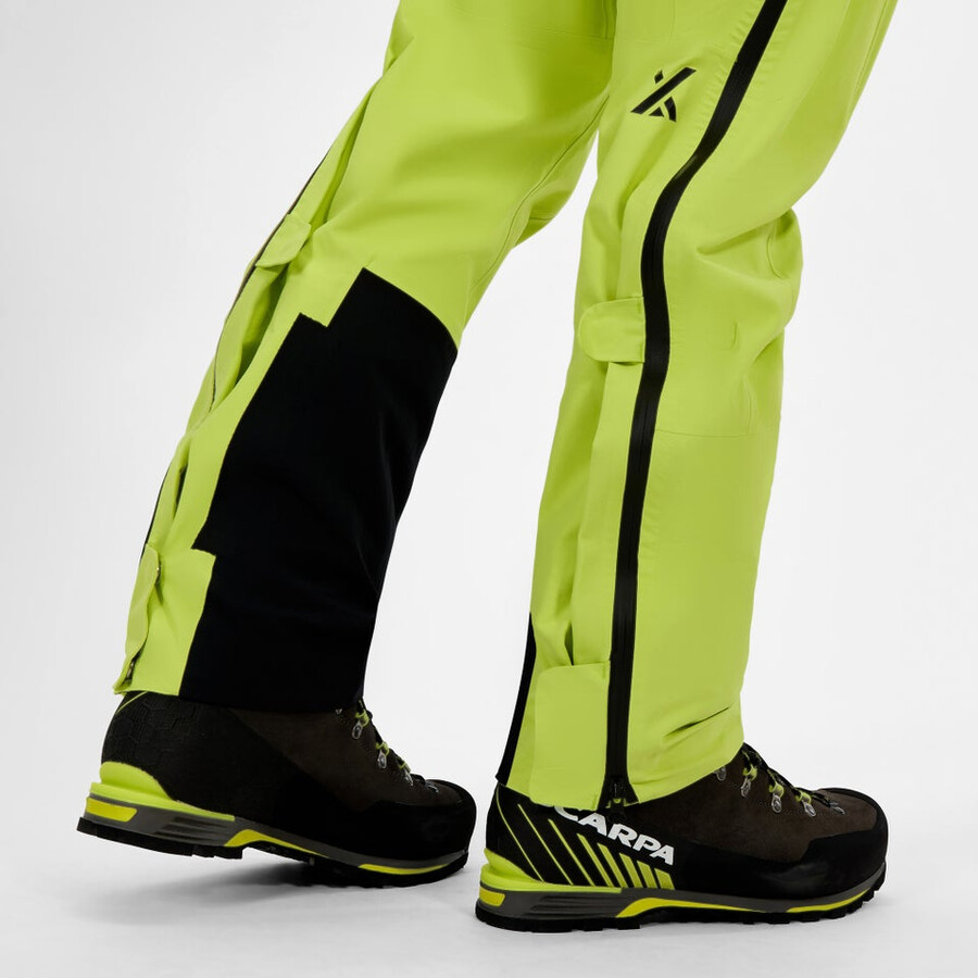 mens extrem vanguard gore-tex pant - yellow berghaus