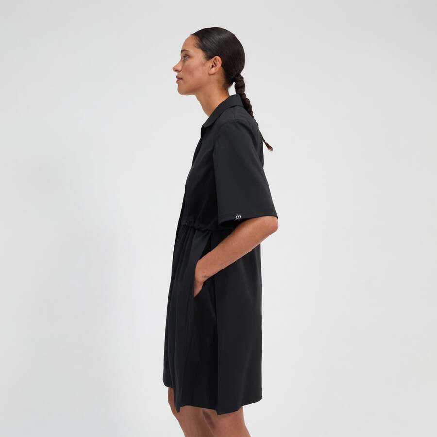 womens explorer dress - black berghaus