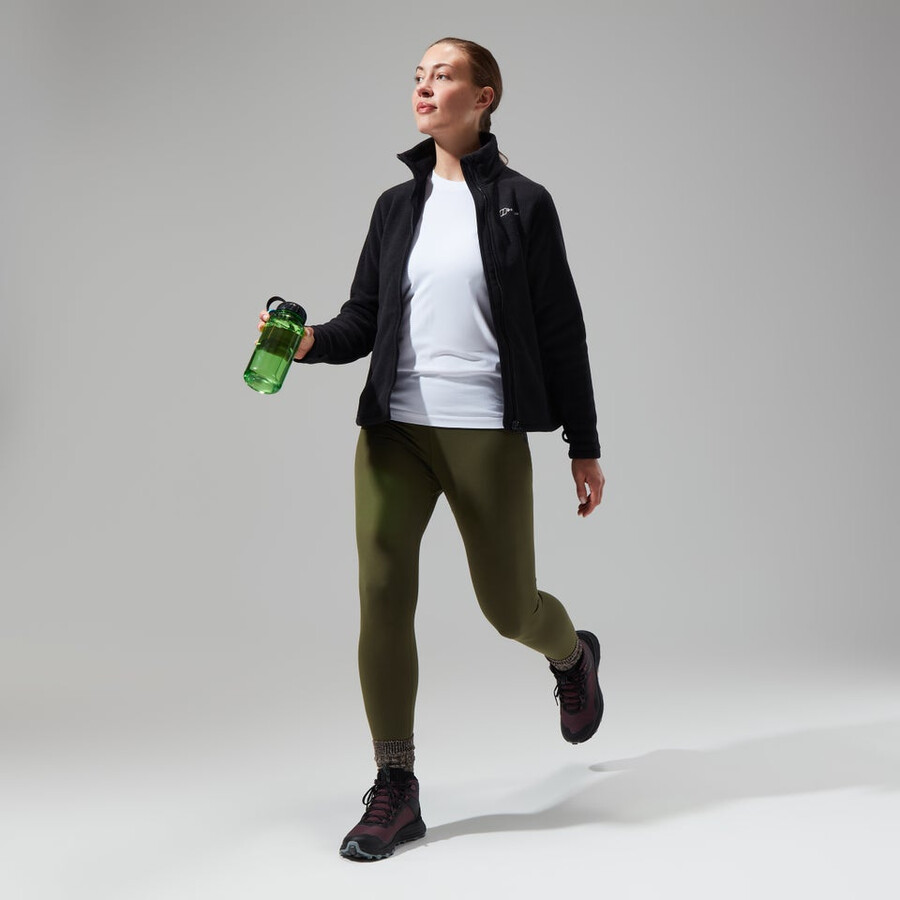 womens prism polartec interactive jacket - black berghaus
