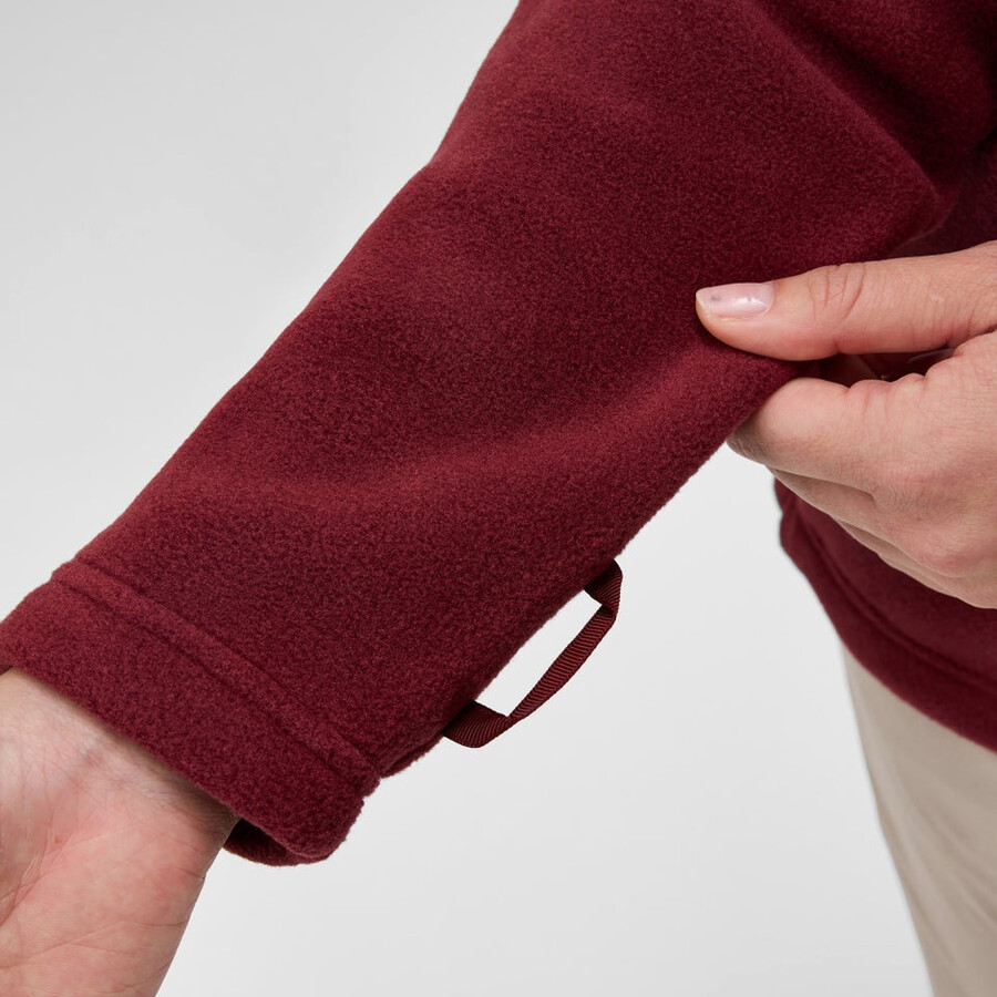 womens prism interactive polartec fleece jacket - red berghaus