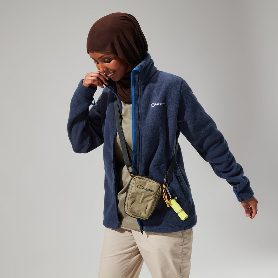 womens prism polartec interactive jacket - dark blue berghaus