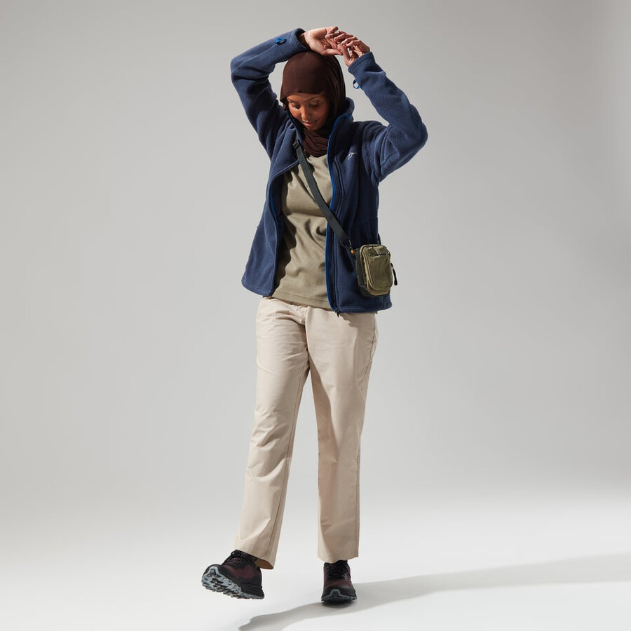womens prism polartec interactive jacket - dark blue berghaus