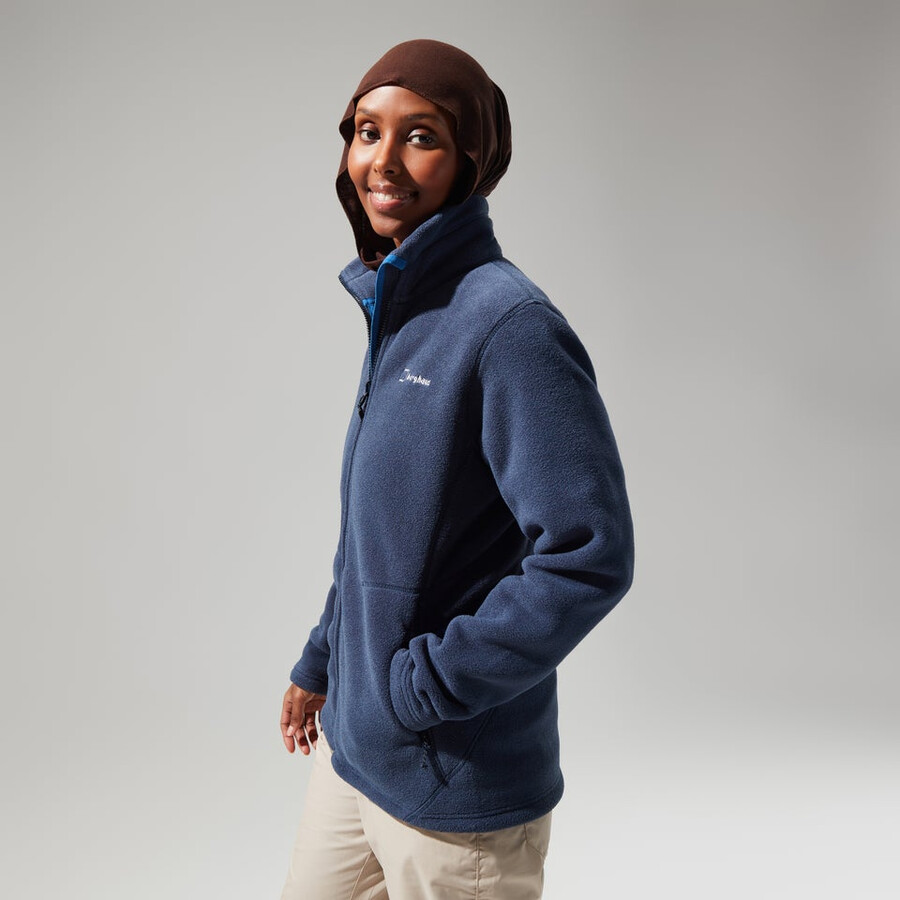 womens prism polartec interactive jacket - dark blue berghaus