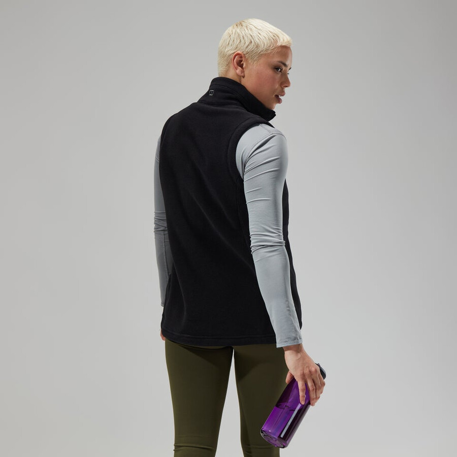 womens prism polartec interactive vest - black berghaus