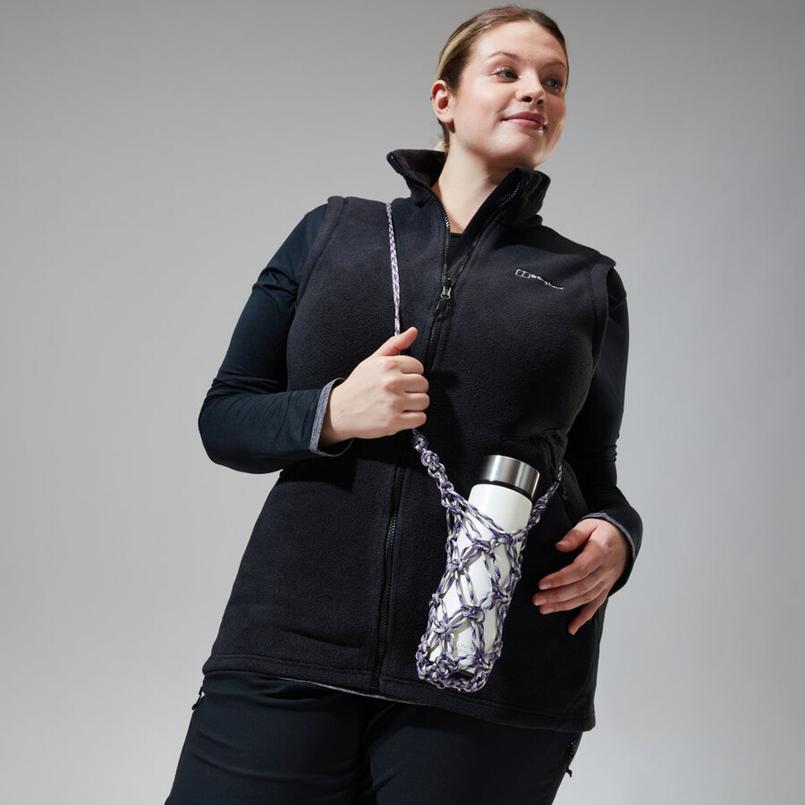 womens prism polartec interactive vest - black berghaus
