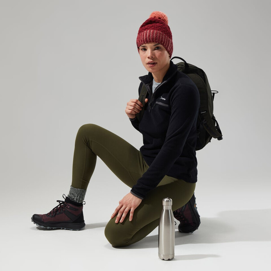 womens prism 2.0 micro half zip - blackblack berghaus
