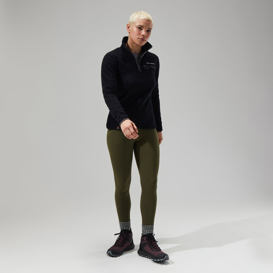 womens prism 2.0 micro half zip - blackblack berghaus