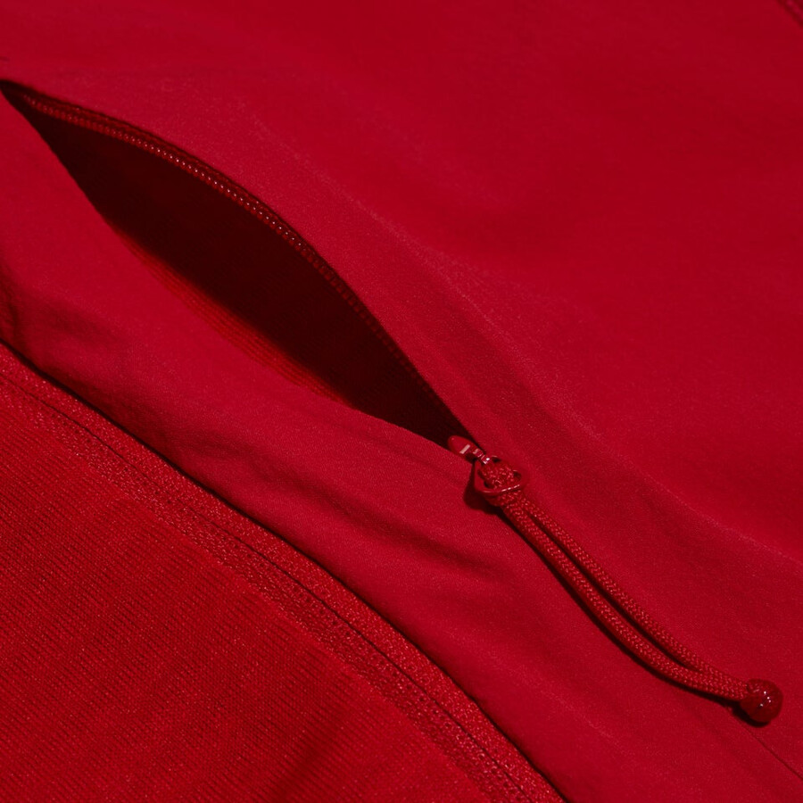 womens mtn arete lb half zip - red berghaus
