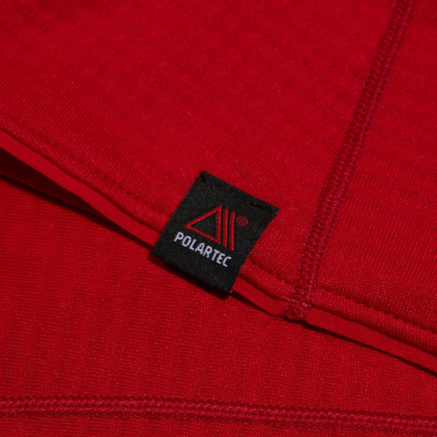 womens mtn arete lb half zip - red berghaus