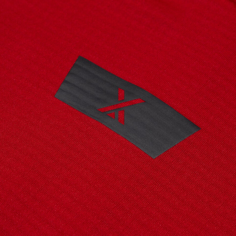 womens mtn arete lb half zip - red berghaus