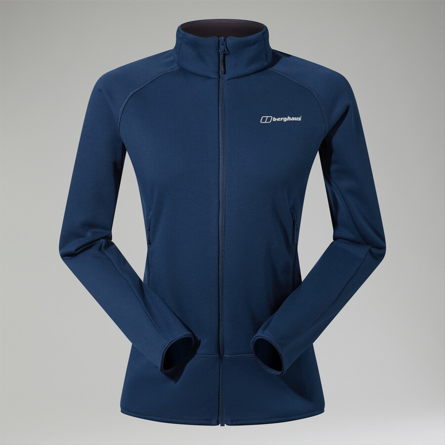 womens heuberg polartec fleece - blue berghaus