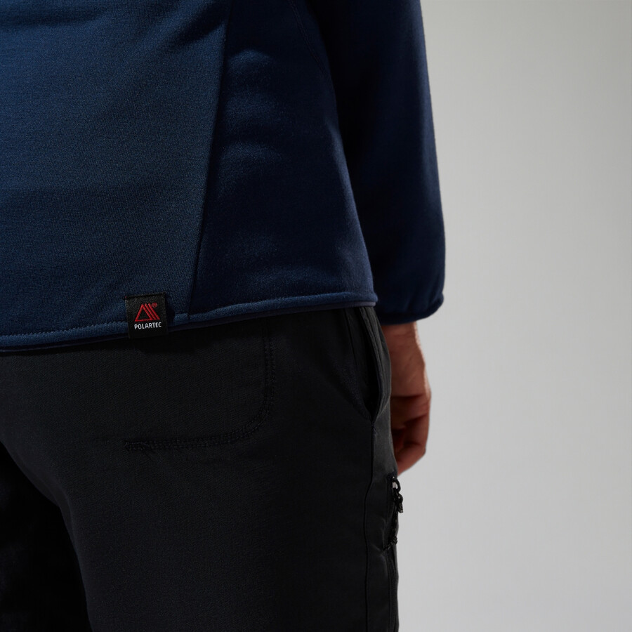 womens heuberg polartec fleece - blue berghaus