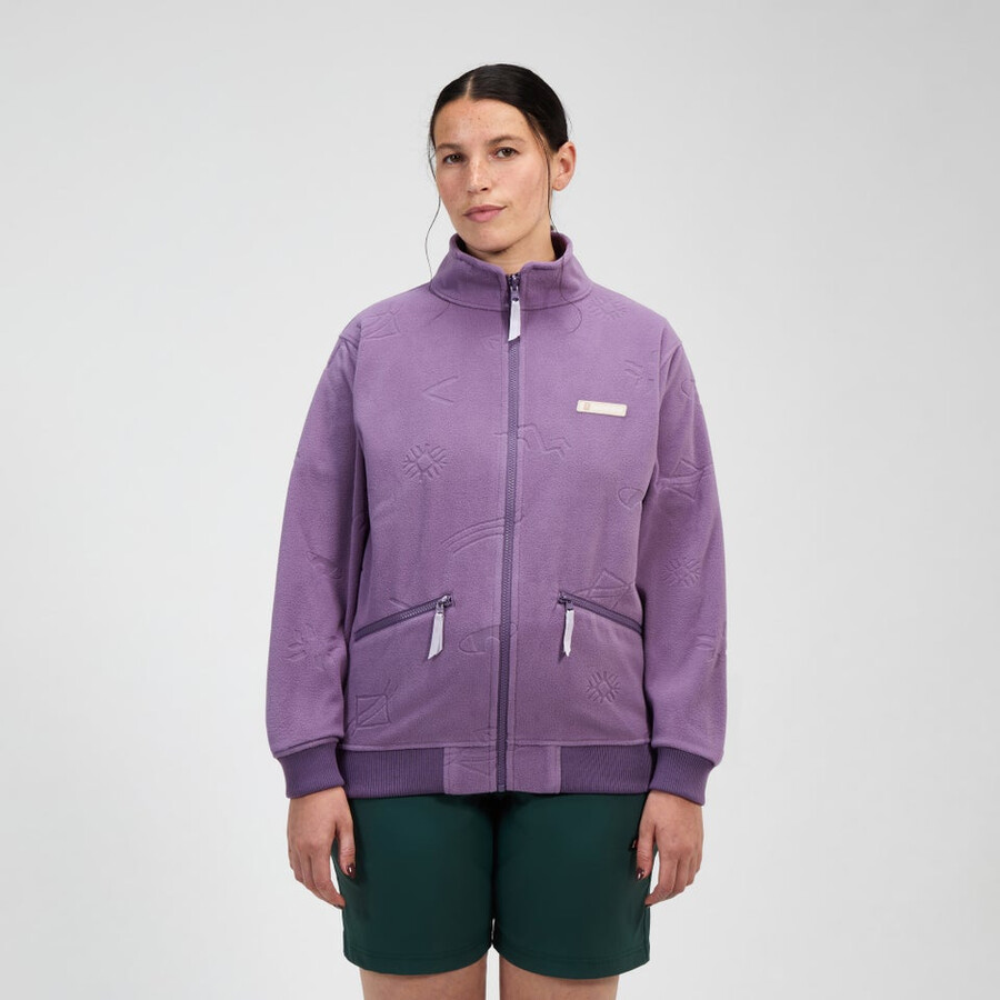 unisex daily nature interactive fleece - purple berghaus