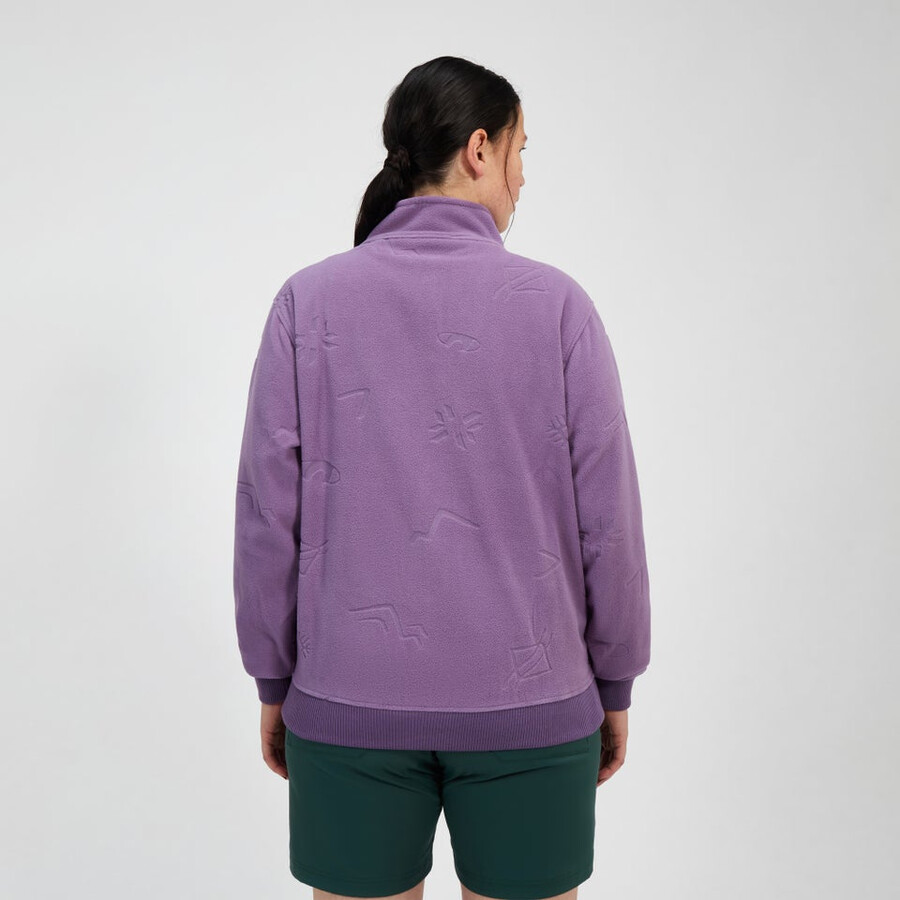 unisex daily nature interactive fleece - purple berghaus