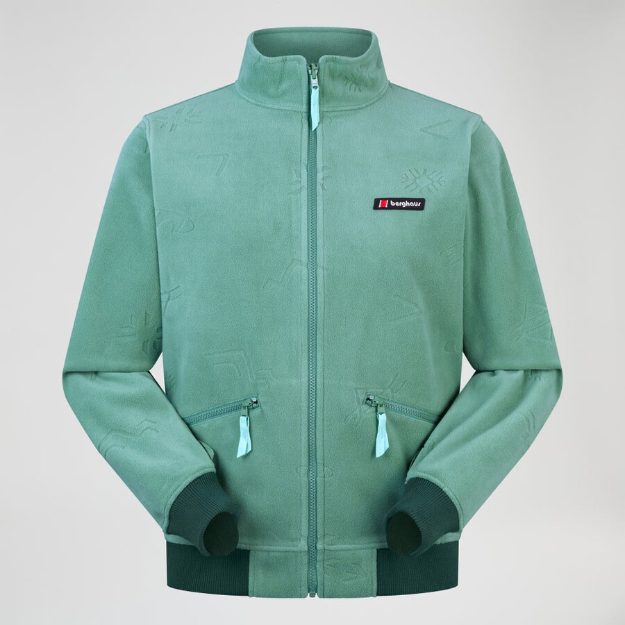 unisex daily nature interactive fleece - green berghaus