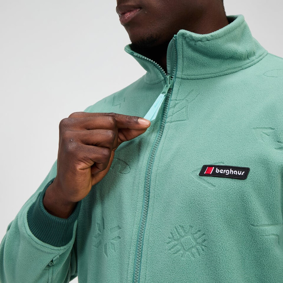 unisex daily nature interactive fleece - green berghaus