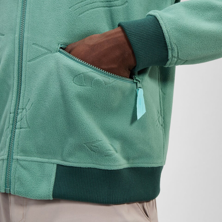 unisex daily nature interactive fleece - green berghaus