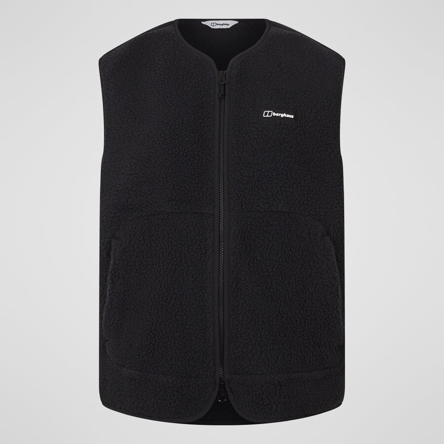 womens hanby relaxed vest - black berghaus