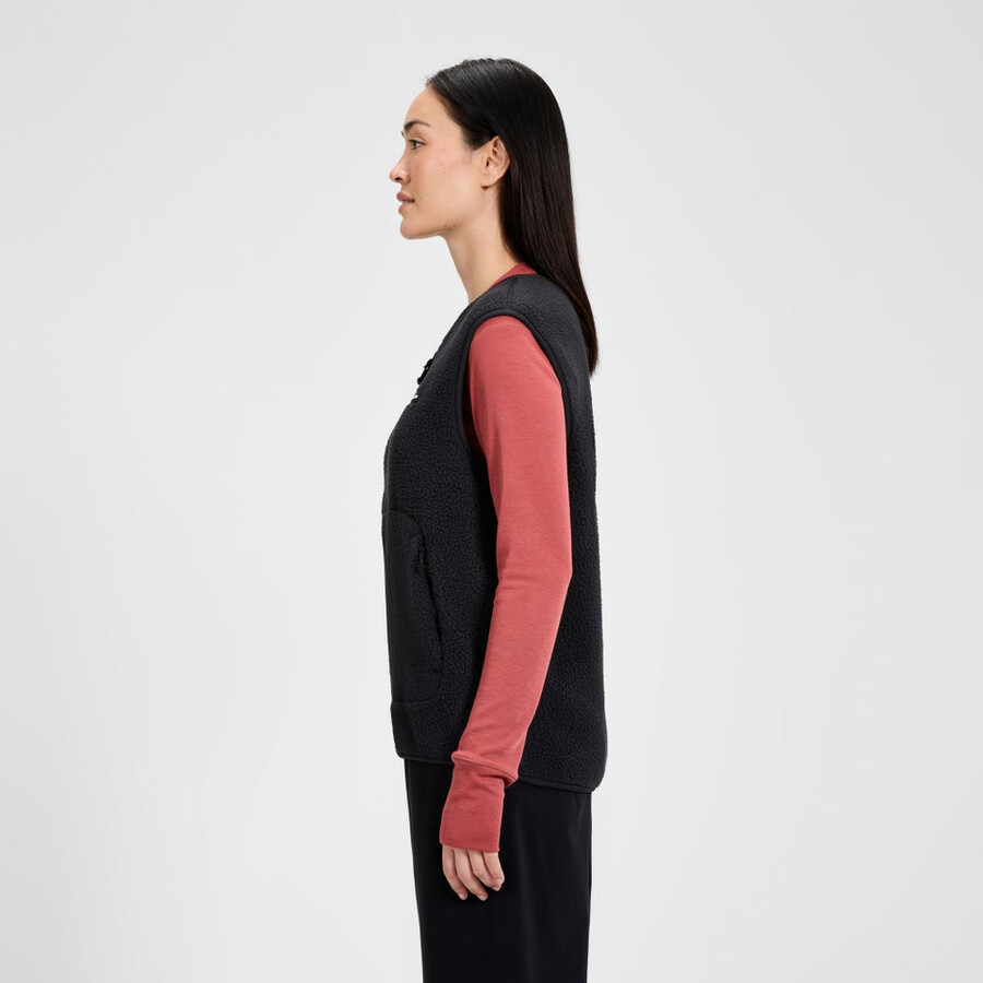 womens hanby relaxed vest - black berghaus