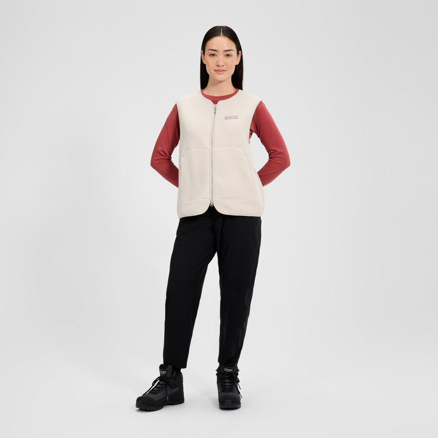 womens hanby relaxed vest - grey berghaus