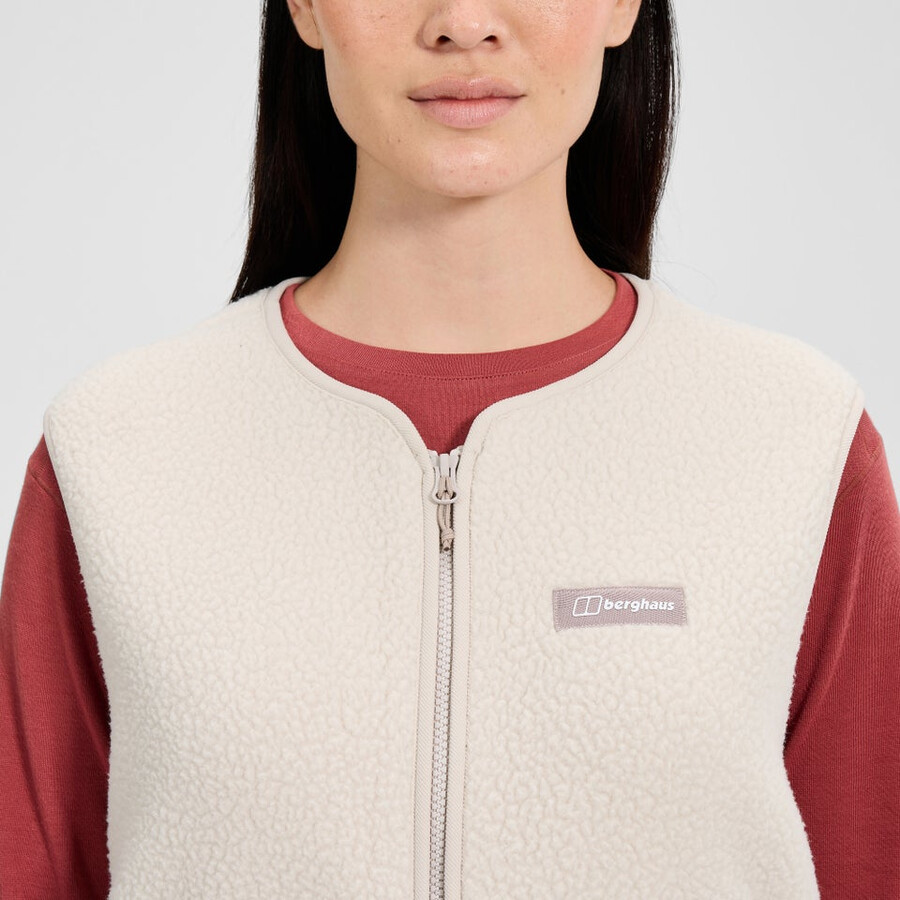 womens hanby relaxed vest - grey berghaus
