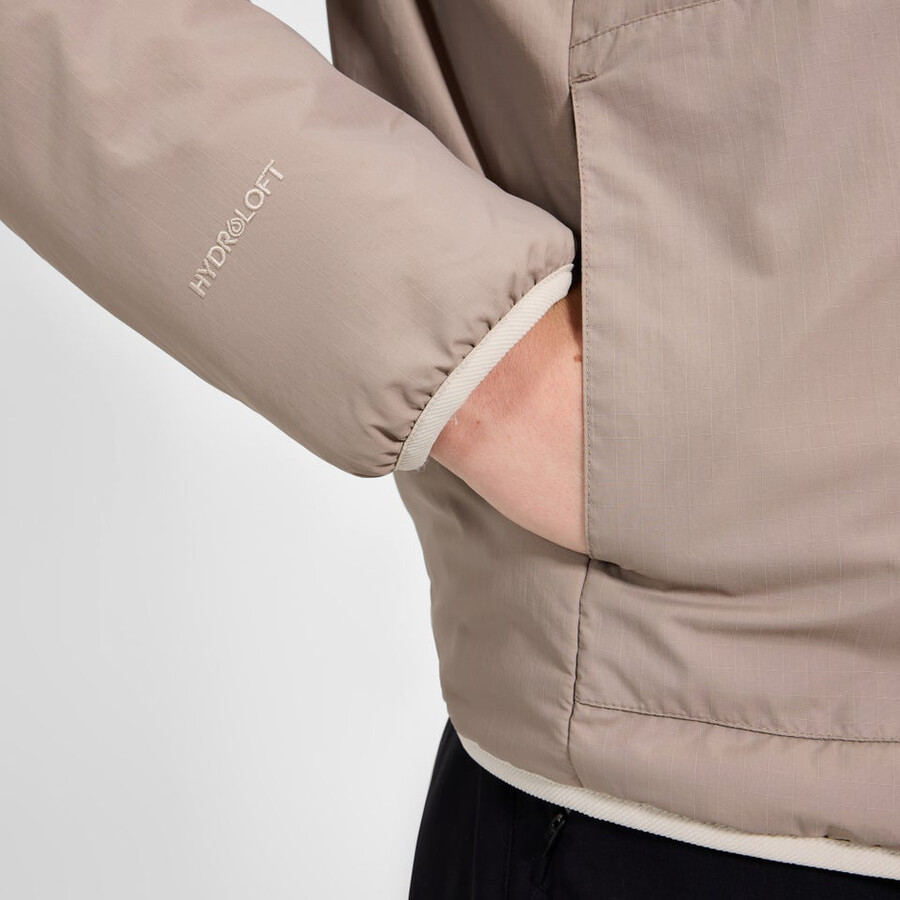 womens asperton reversible jacket - naturalgrey berghaus