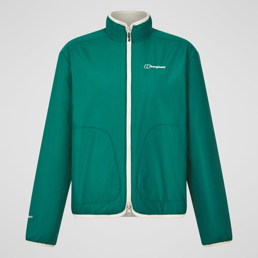 womens asperton reversible jacket - greengrey berghaus
