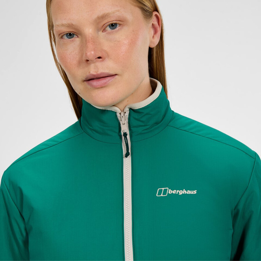 womens asperton reversible jacket - greengrey berghaus