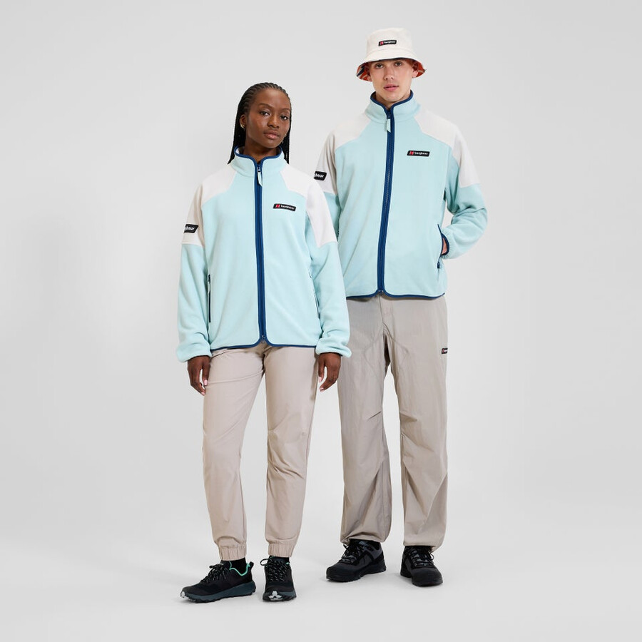 unisex 1997 fleece jacket - greengrey berghaus