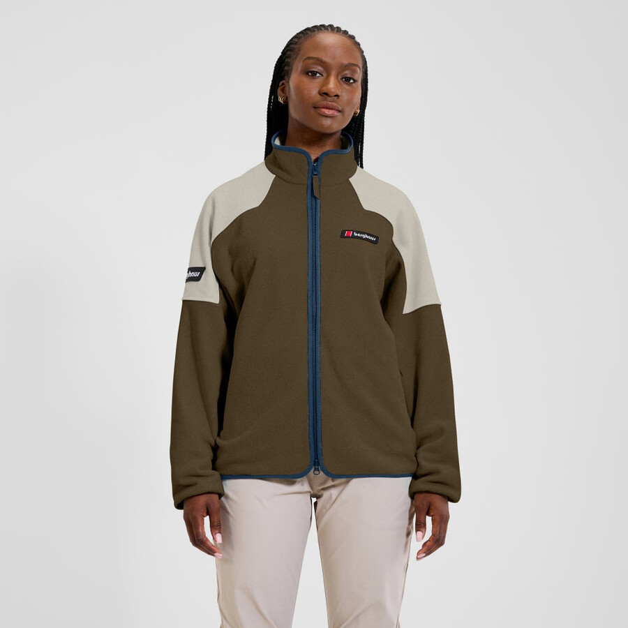 unisex 1997 fleece jacket - browngrey berghaus