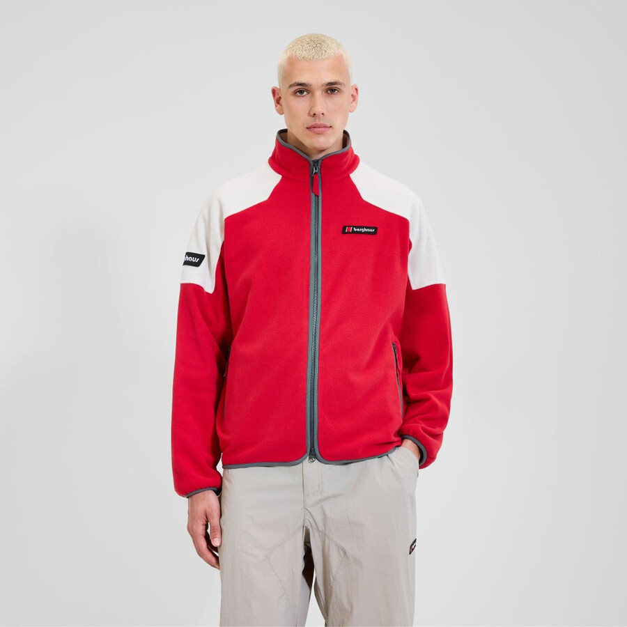 unisex 1997 fleece jacket - rednatural berghaus
