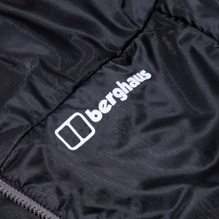 womens mtn arete lb synthetic vest - greyblack berghaus