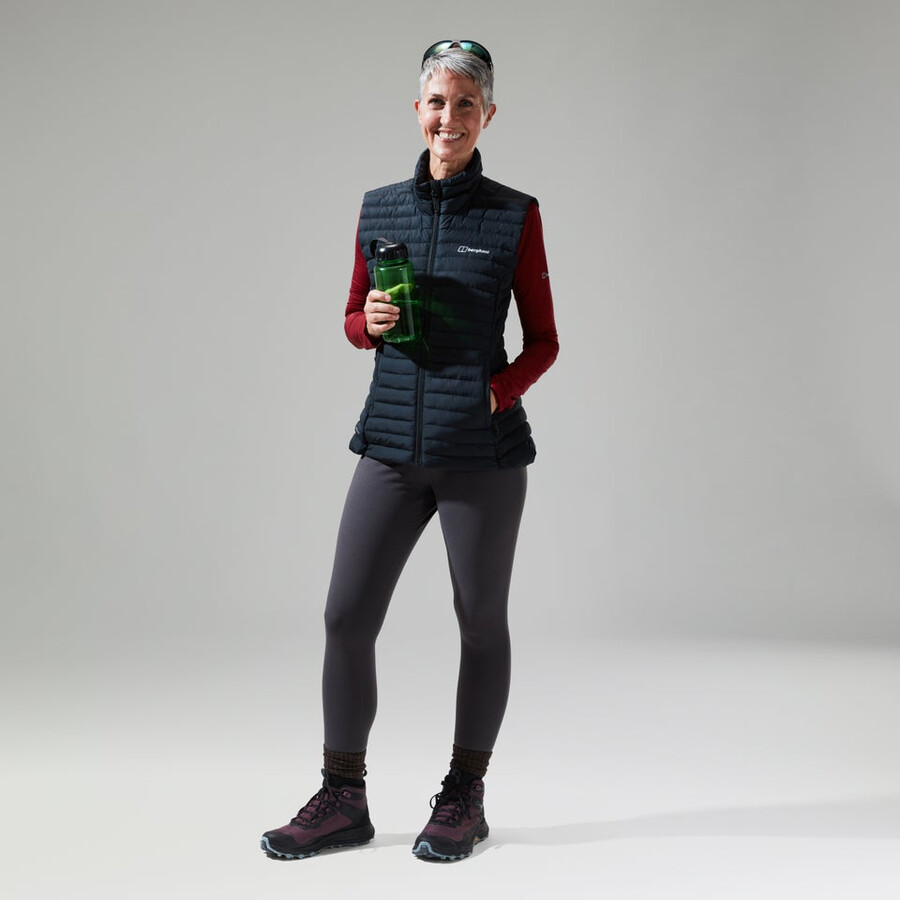womens nula vest - black berghaus