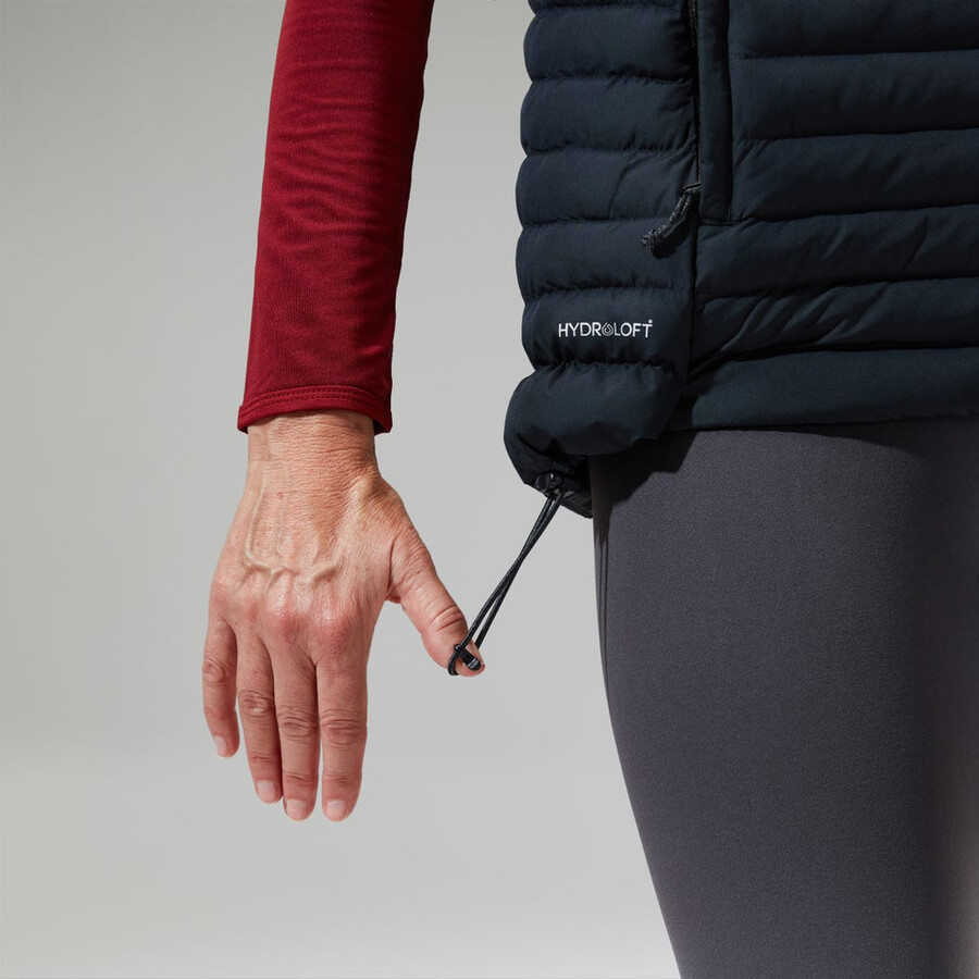 womens nula vest - black berghaus