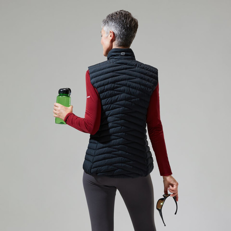 womens nula vest - black berghaus